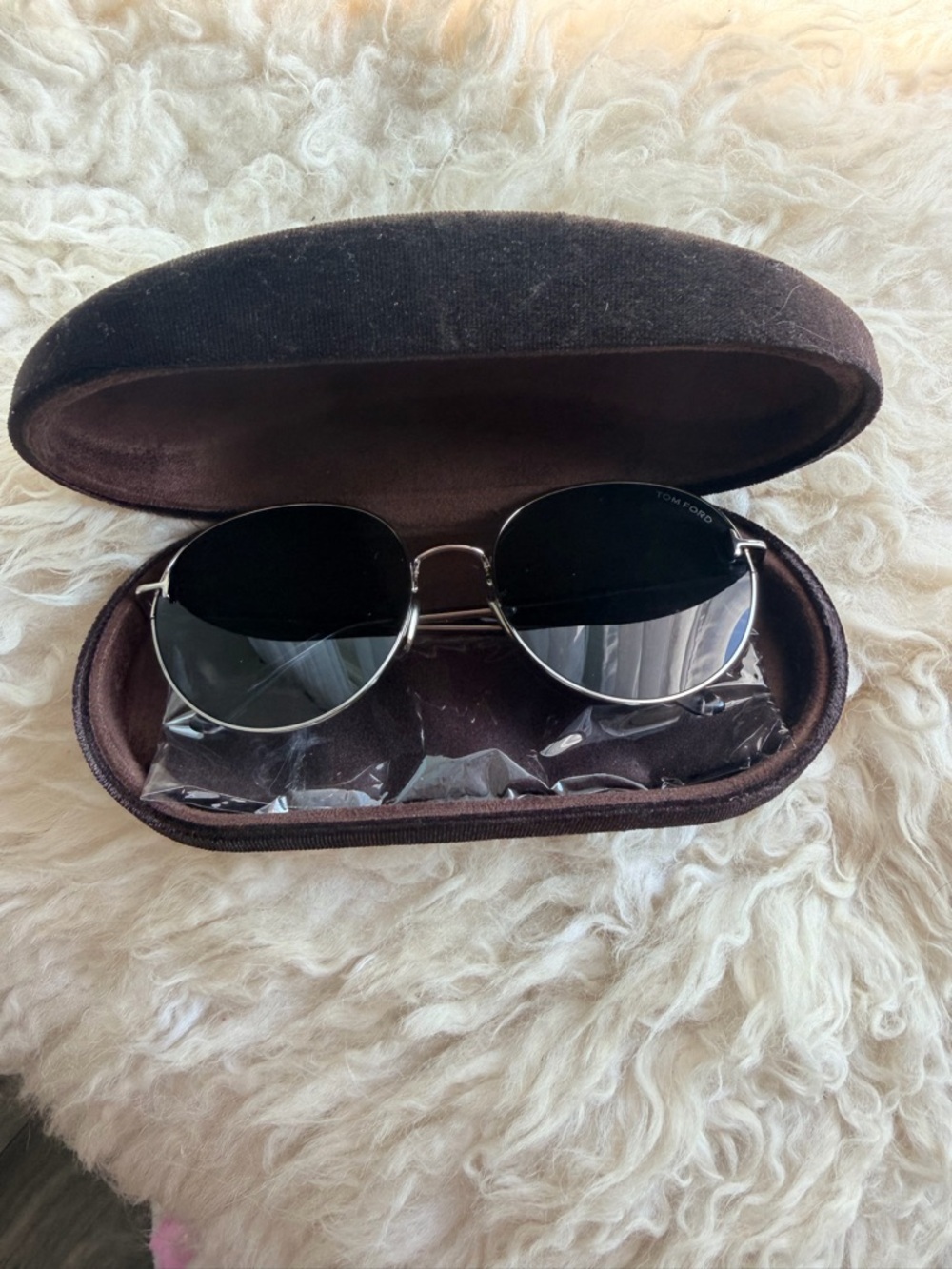 TOM FORD - Grey Gradient Round Men's Sunglasses- NWT- Brand New - Picture 6 of 7